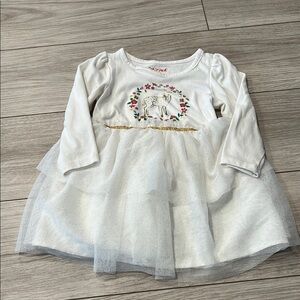 Cat and Jack Christmas Deer Dress